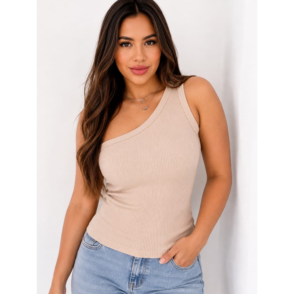 Blusa Feminina Mula Manca Regata Malha Ribana Confortável e Elegante