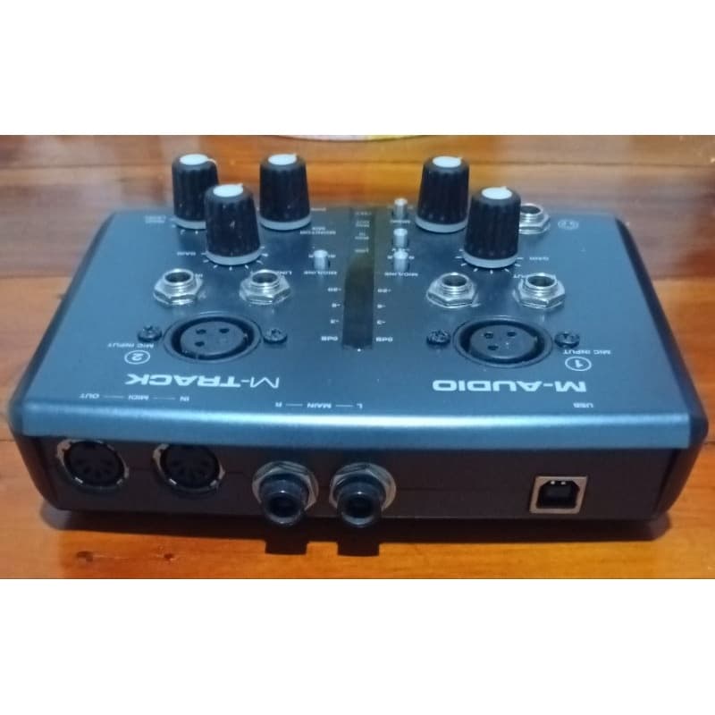 Interface de Áudio M-Audio M-Track II USB 2 Entradas + Cabo