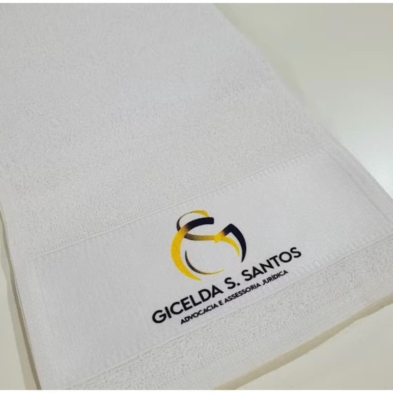 Toalhinha Personalizada c/ nome ou logomarca / infantil e adulto toalha lavabo