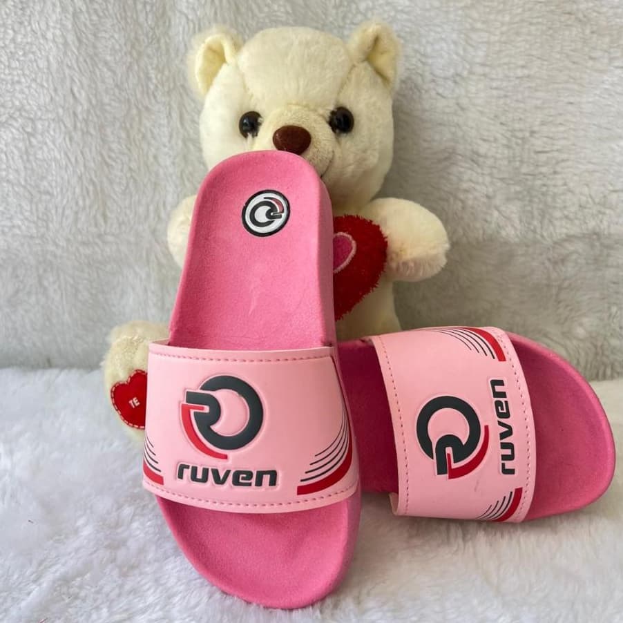 Chinelo Slide Papete Infantil Menina Tendência Super Leve E Confortável Rosa