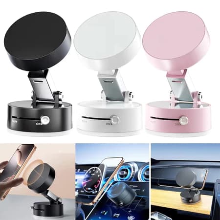 Altomex C-069 Suporte Magnético Forte Para Telefone Carro Design Dobrável Vácuo Ajustável/Mesa/Uso Universal