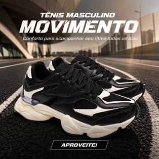 Tênis Masculino Confortável para o Dia Todo – Aproveite e Garanta Já o Seu