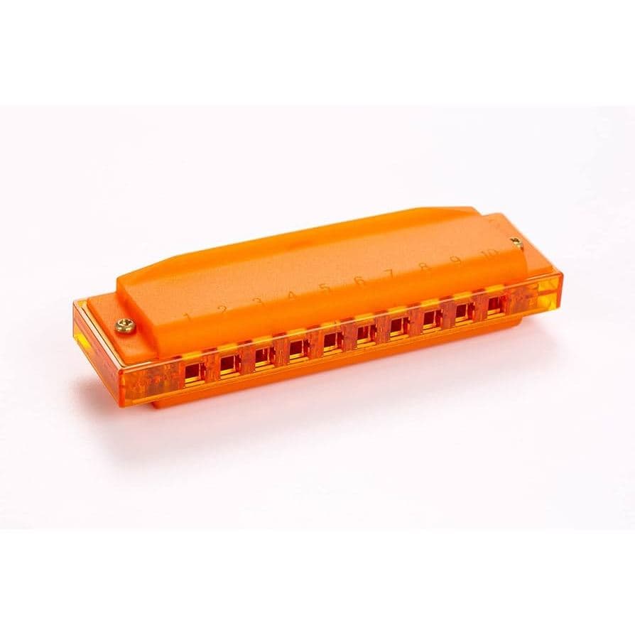 Gaita Harmónica Translucent Harp C (Dó) Laranja Diatônica Gaita de Boca Profissional Gaita Hohner
