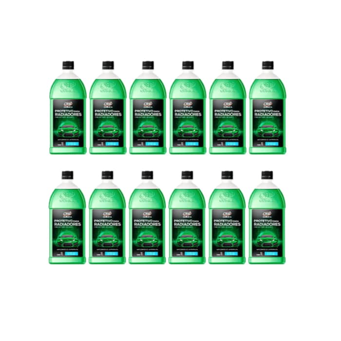 Aditivo Radiador verde Concentrado 12 Unidades de 1L