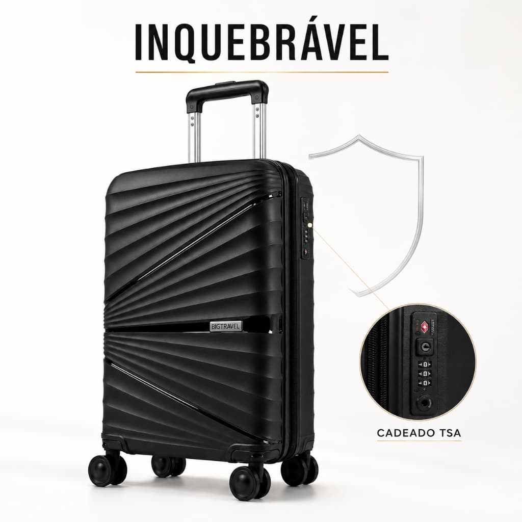 Mala Adulto Abs Bordo Viagem Avião Bagagem Deslizante 10kg 360 de Mão Cadeado Amplo Espaço