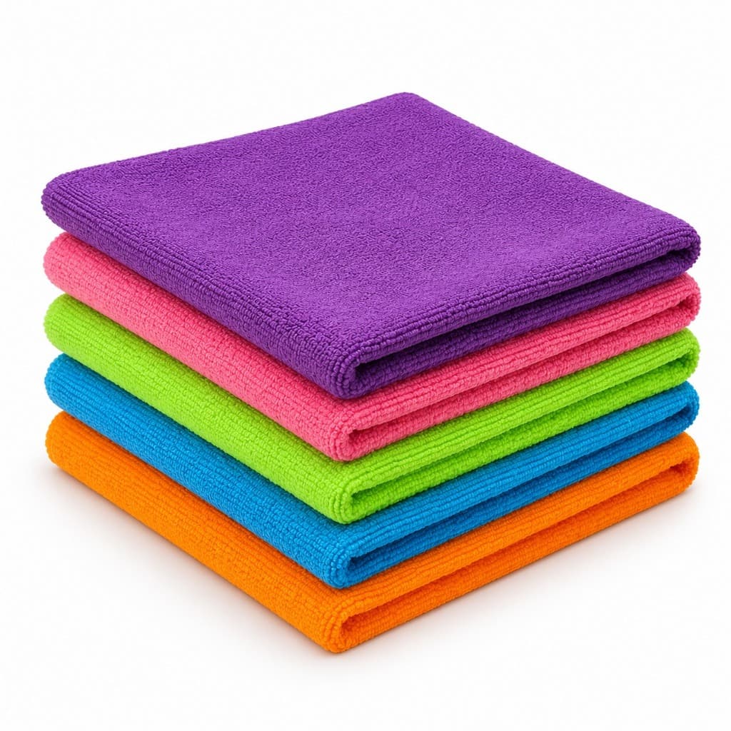 Kit Pano Microfibra Flanela Multiuso Limpeza Alta Absorção Toalha Automotiva