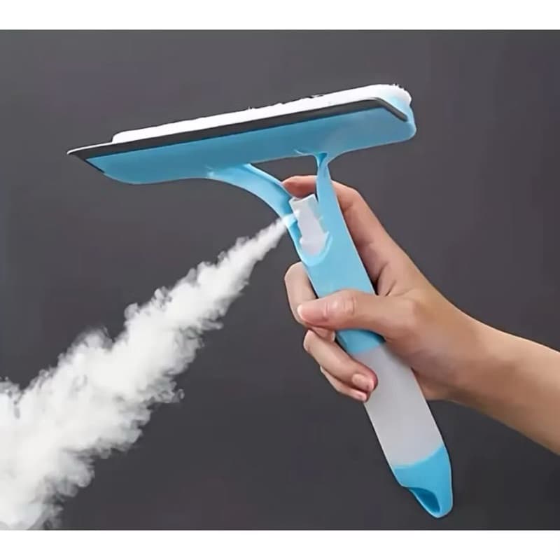 Limpa Vidro Rodo Spray 3 Em 1 Multiuso MOP Limpador