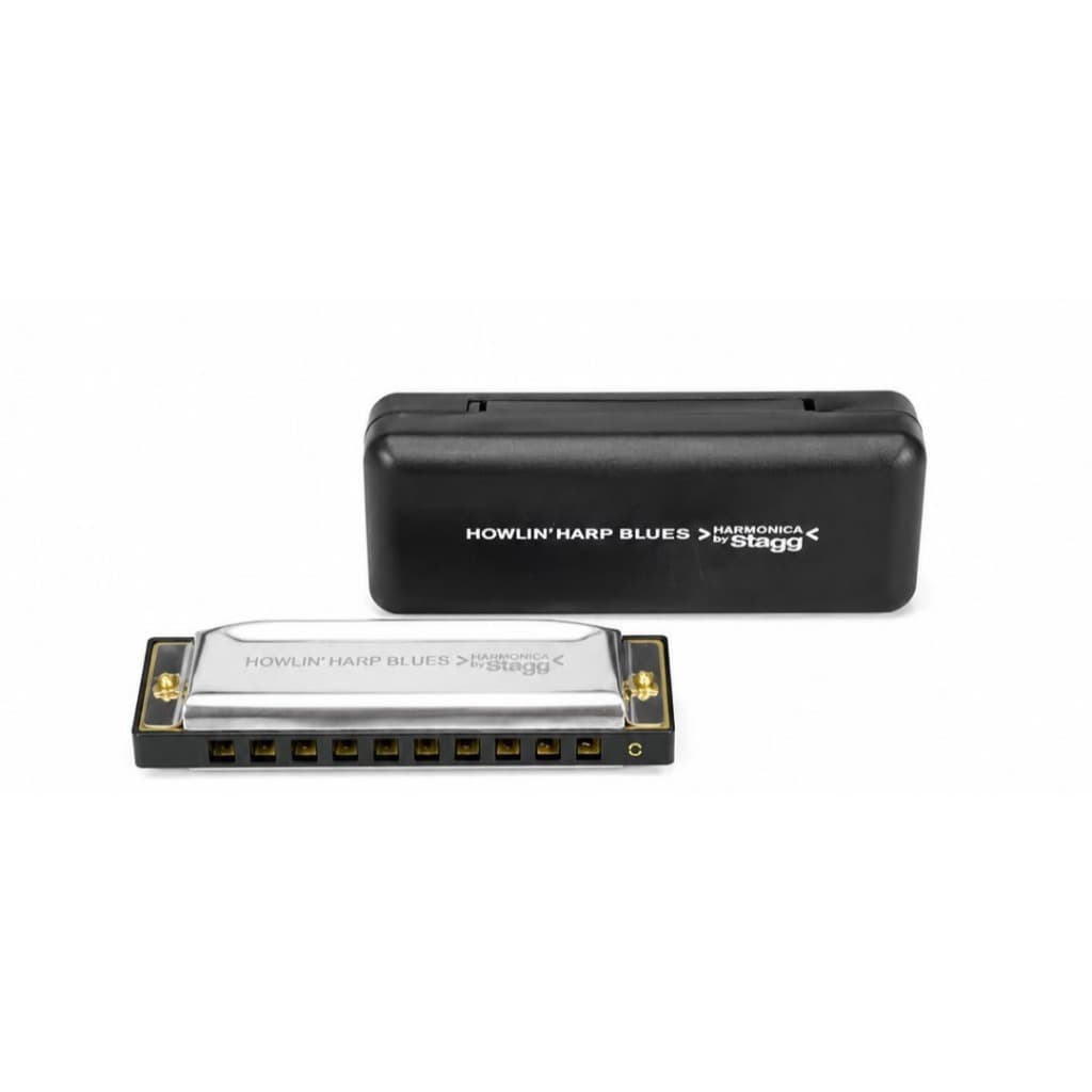 Gaita Boca Harmonica Stagg Diatonica Bjh-b20 Em Dó C C/ Bag