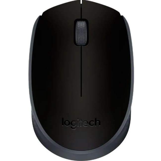 Mouse Sem Fio USB Ambidestro Compacto Logitech M170 Preto