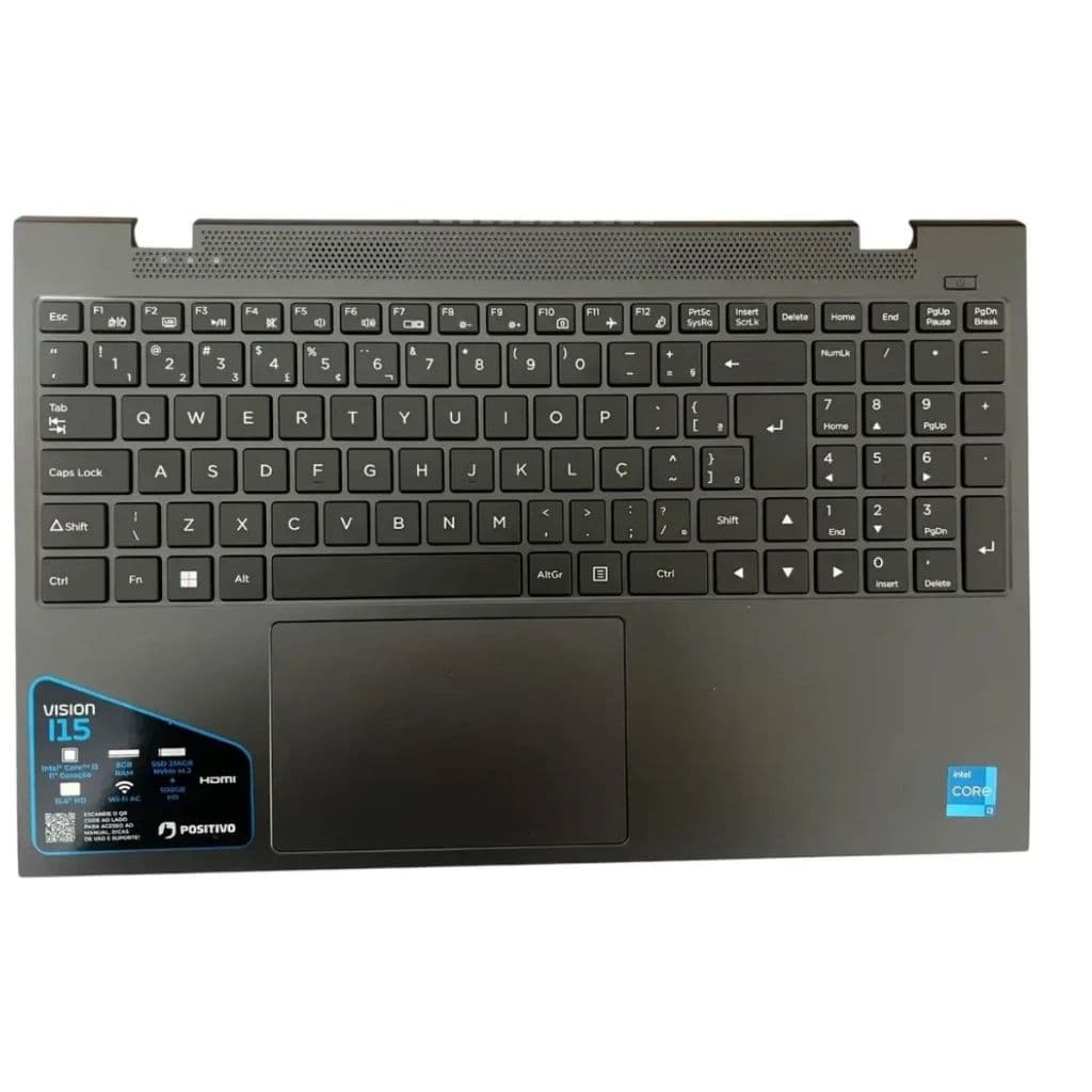 Carcaça Base Com Teclado Para Positivo Vision I15 Original