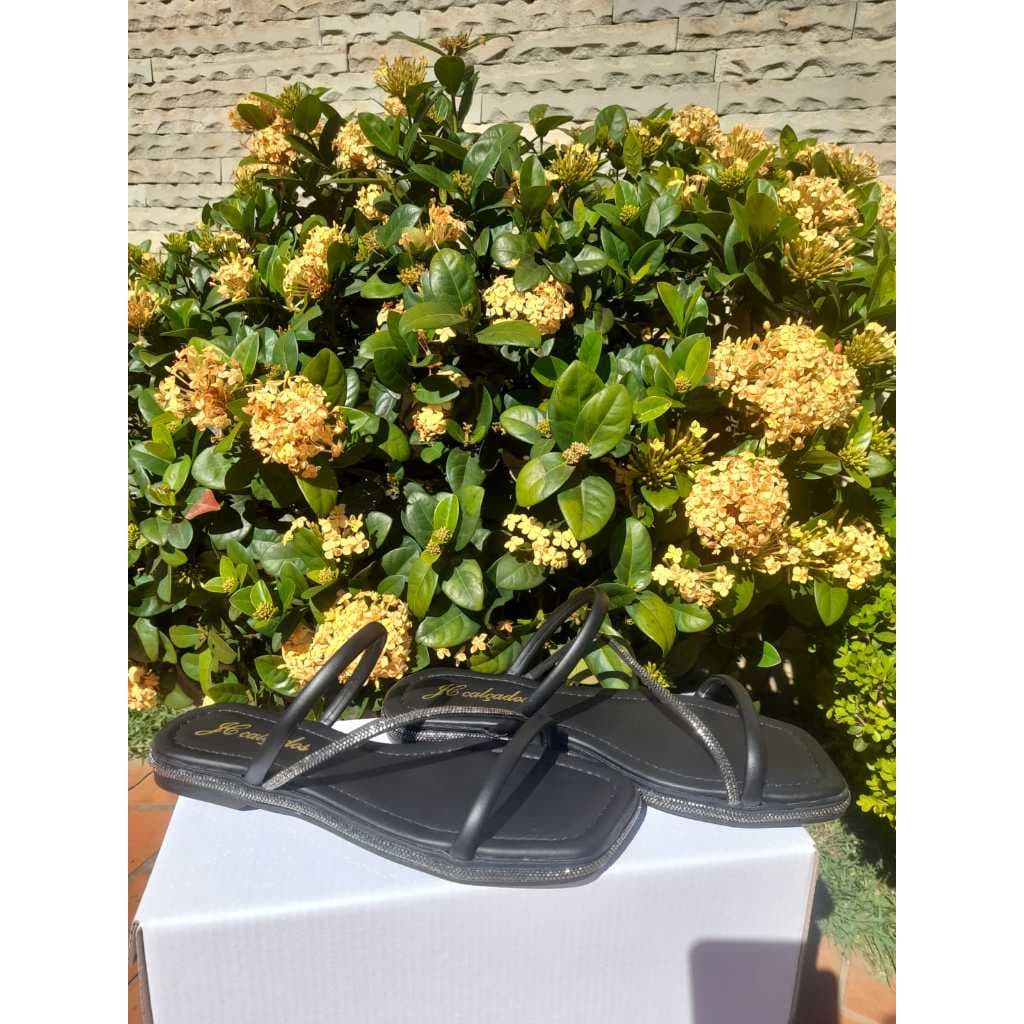 Rasterinha Feminina Super Leve e Confortavel - Strass Sandalia