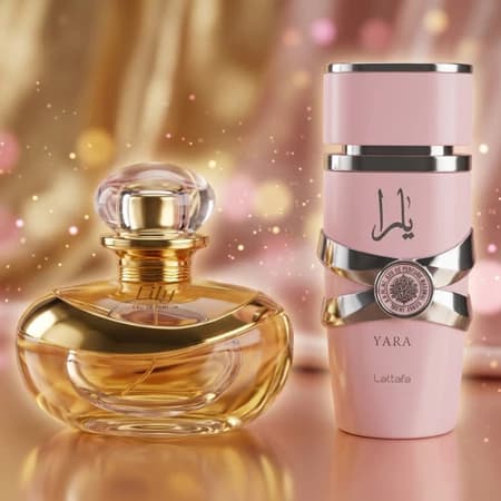 Kit 1 ate 2 Perfume Arabe Feminino Yara + Lilil Floral 100ml Mulheres cheirosas todas ocasioes