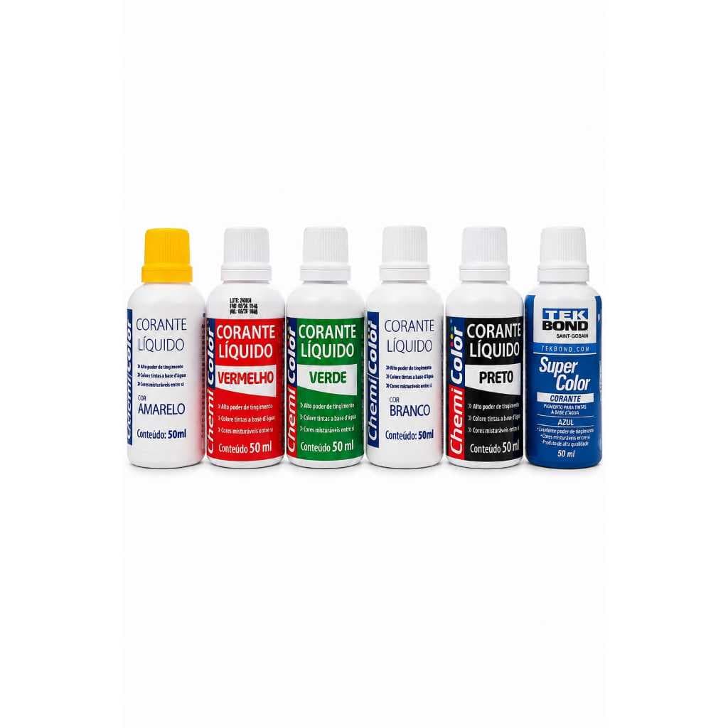 Kit xadrez chemi color 50ml com 6 unidade