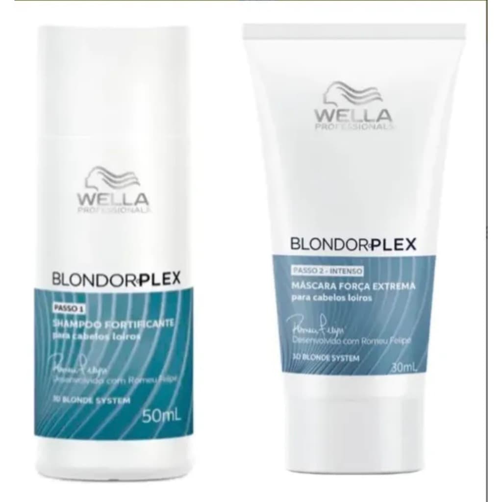 Kit Mini Wella ou Keune Shampoo e Mascara Original