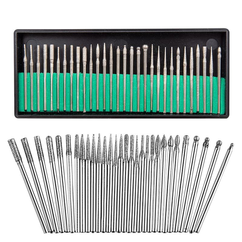 Kit 30 Brocas Diamantadas para Lixadeira de Unhas