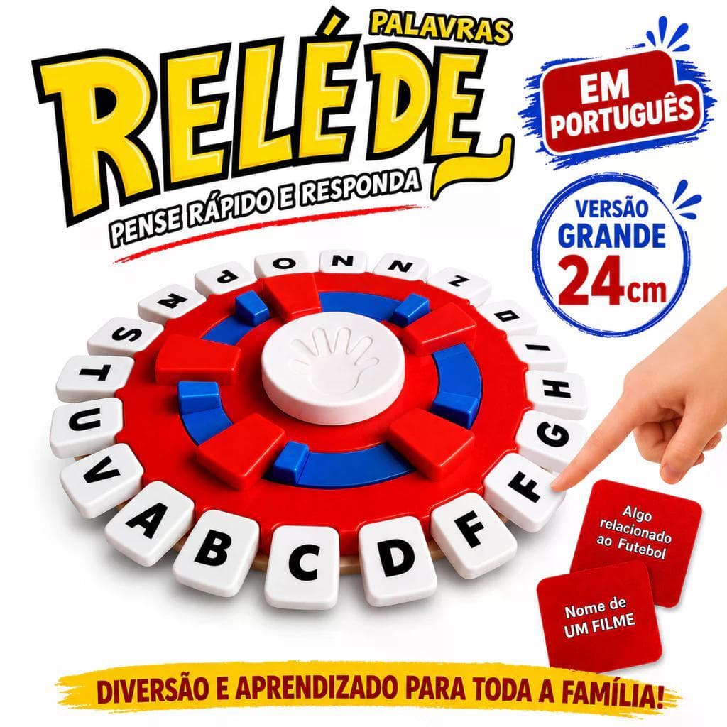 Jogo Tapple Stop Trava Letras Com Temporizador Português Jogo De Tabuleiro Infantil Família Palavras