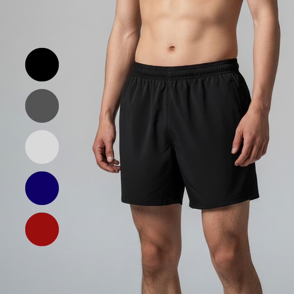 Short Tactel com Elastano Masculino Academia Treino Estilo Mauricinho Secagem Rapida