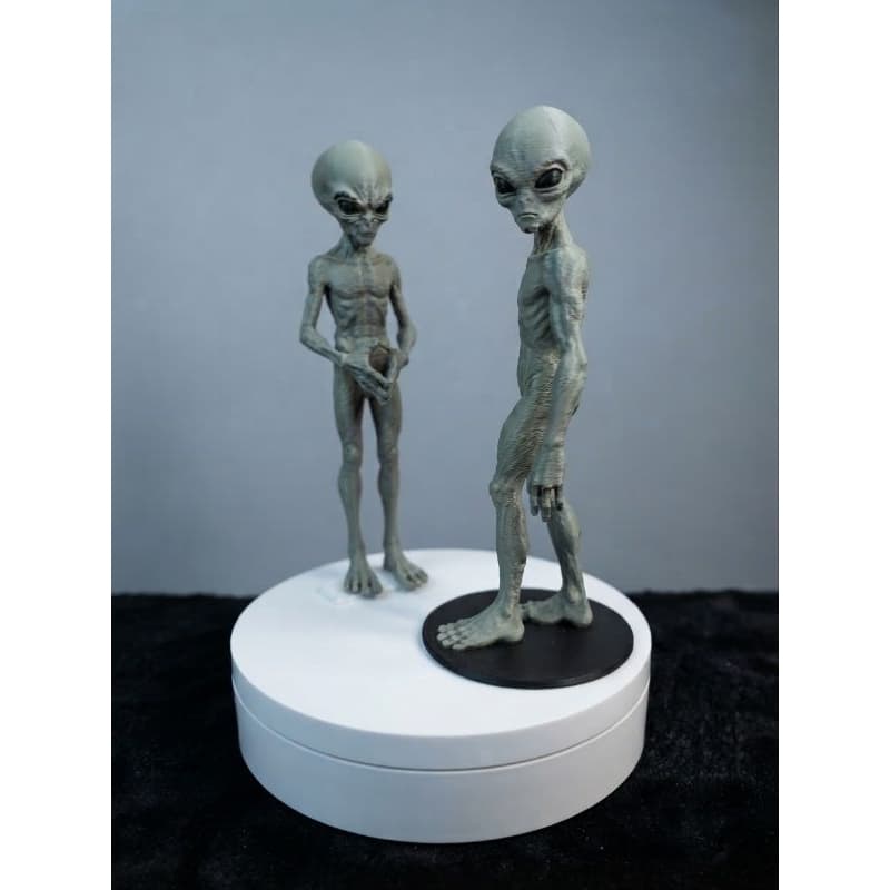 Miniatura Alien Greys - Colecionável Sci-Fi Detalhado