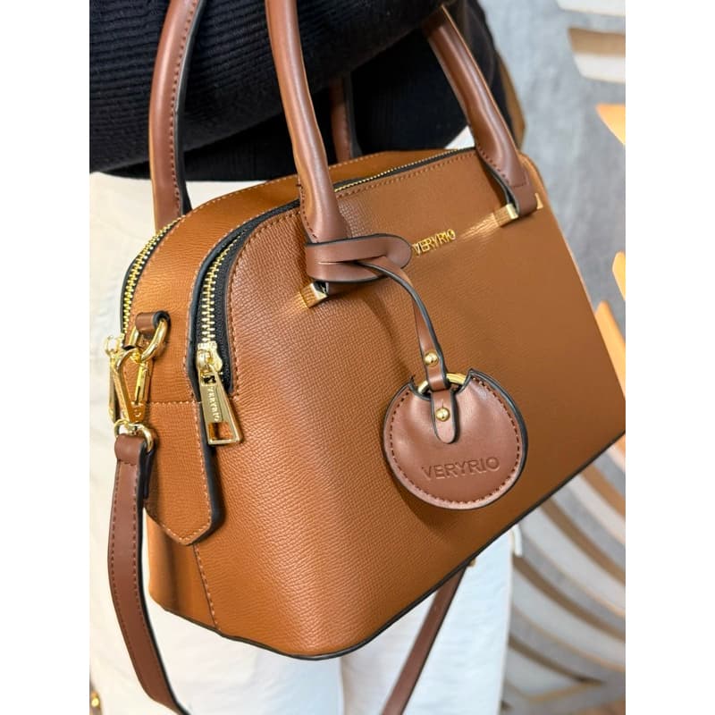 Bolsa Feminina Veryrio Tiracolo Estruturada Fecho Duplo Elegante