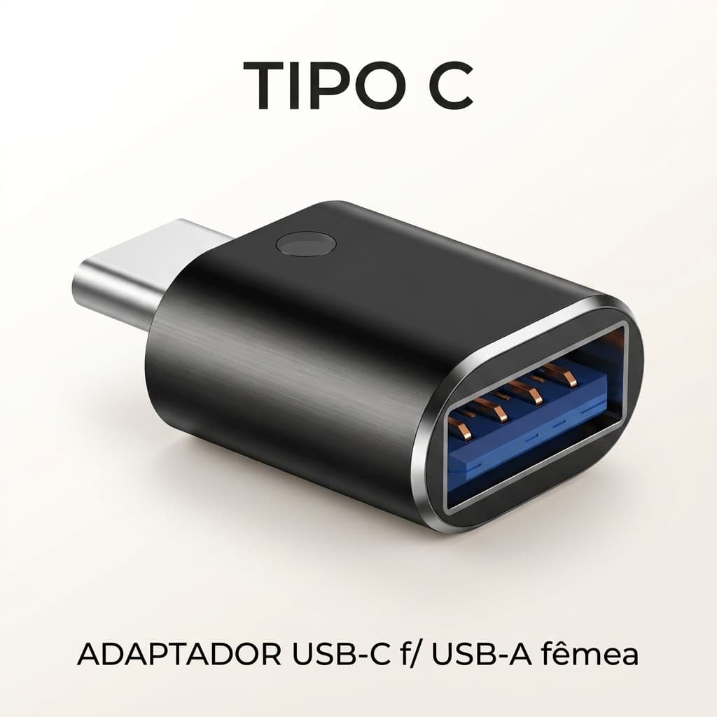 Adaptador Conector Tipo C para USB 3.0 OTG Conversor USB-C Adaptador de Sincronização-de Dados