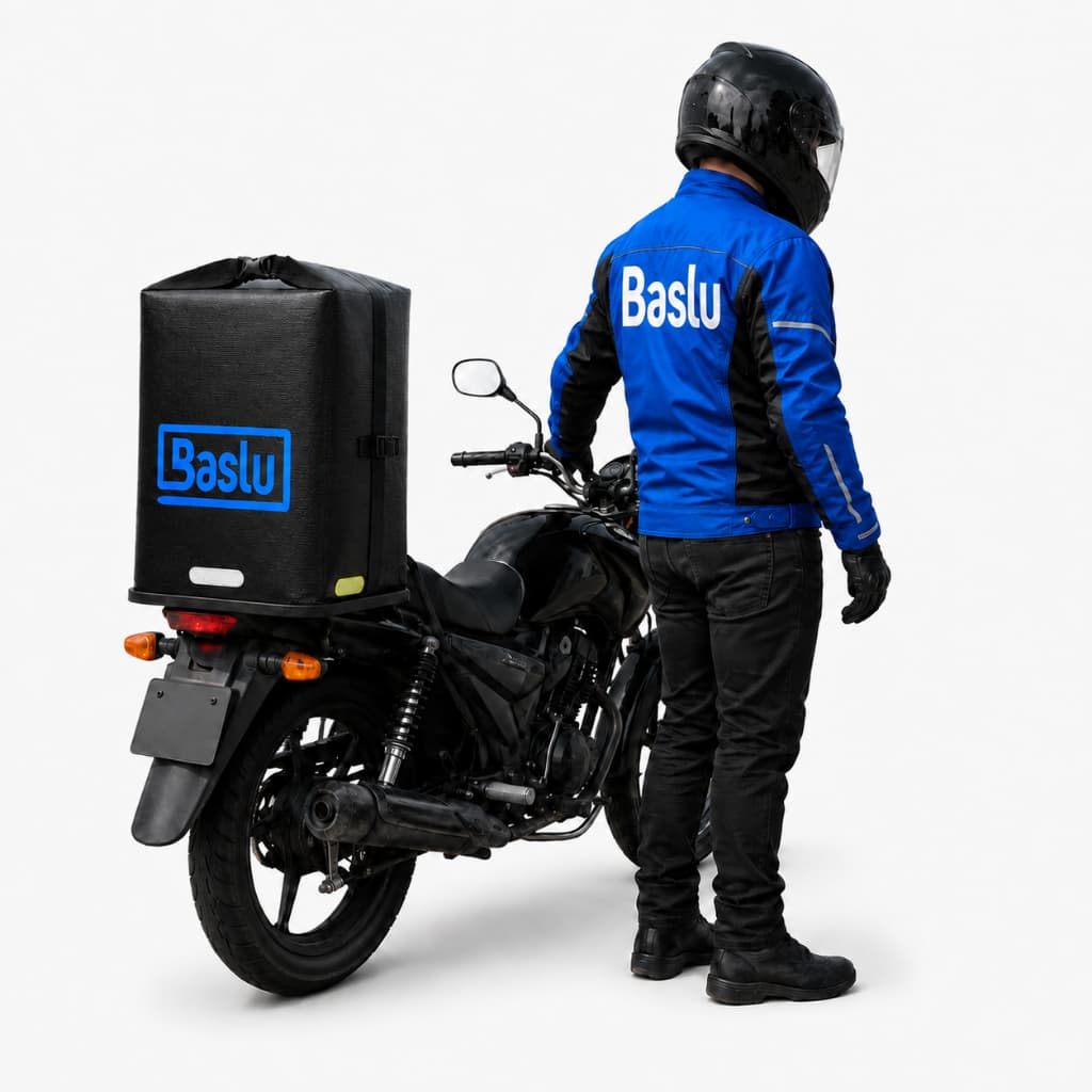 Baú Para Moto 45 Litros Flexível Entrega Impermeável