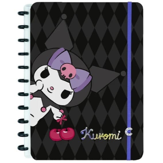 Caderno Inteligente Kuromi - Hello Kitty Sanrio - Produto Oficial Caderno Inteligente