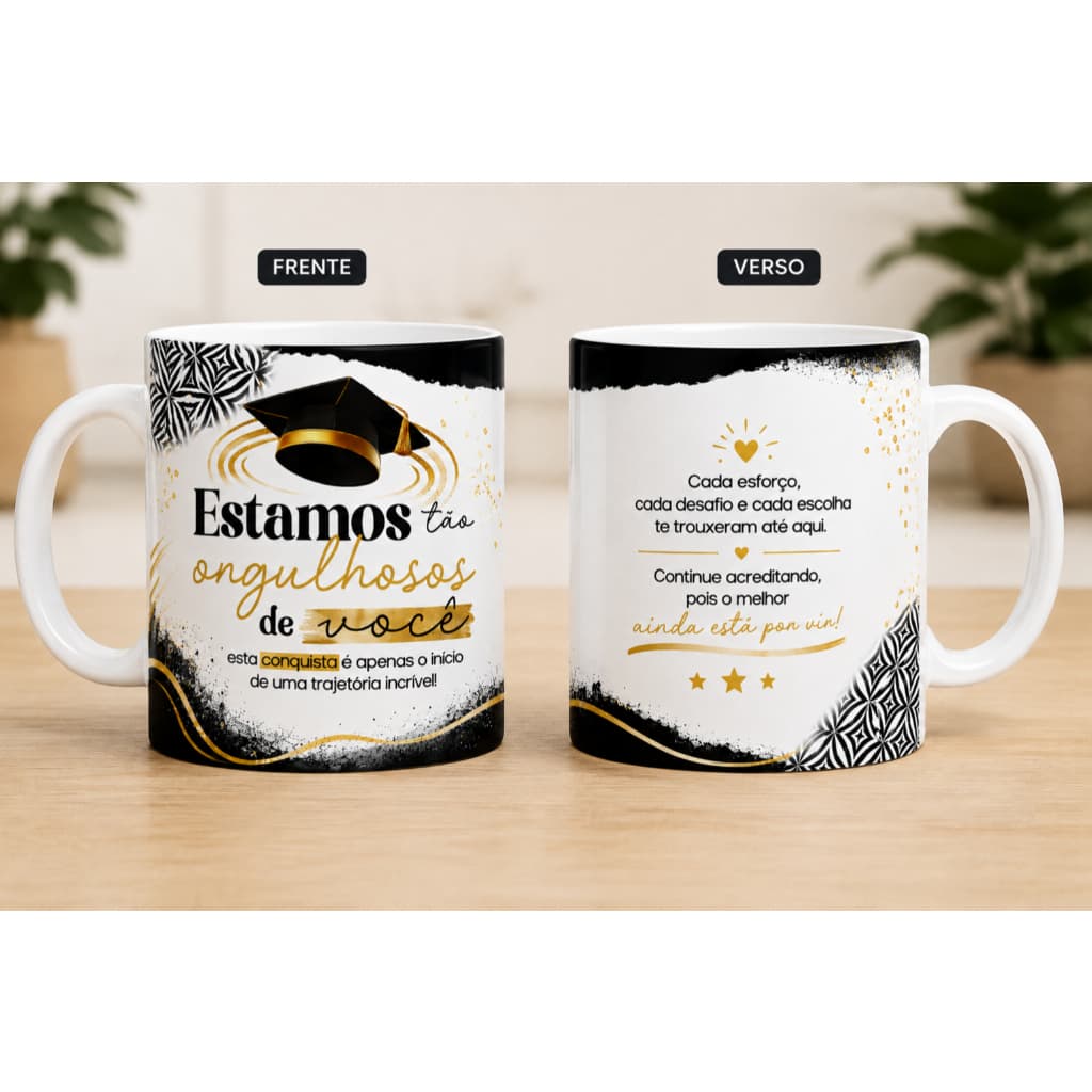 Caneca personalizada Formatura, Formados -Presente criativo