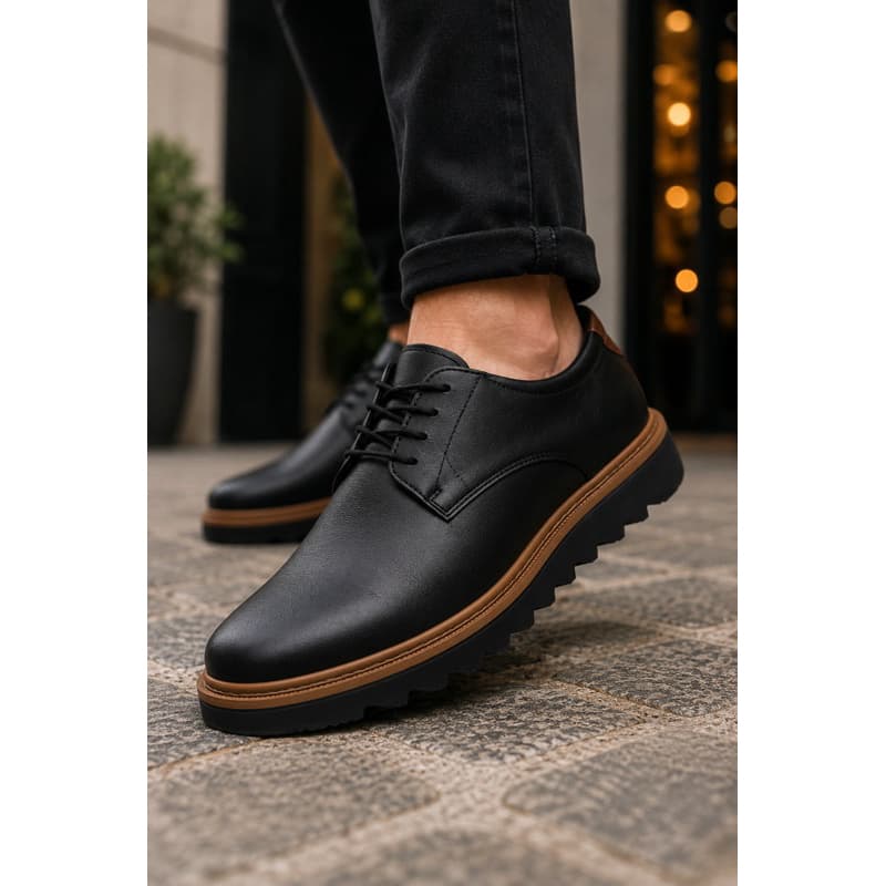 Sapato Oxford Masculino Sola Alta Social Casual Elegante Moderno Confortável