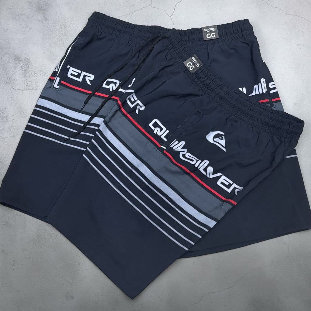 Bermuda Surf Estampada  de elastico com cordao Masculina
