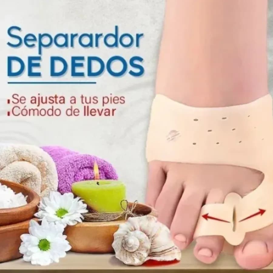 Par de Corretor Protetor de Joanete Terapia Magnética Alívio de Dores nos Pés e Dedão