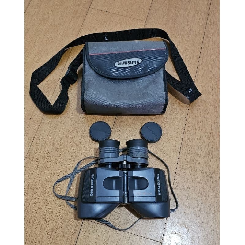 Binóculo Samsung 7-15x35 Zoom Antigo - Para Peças ou Manutenção (Com Bolsa)