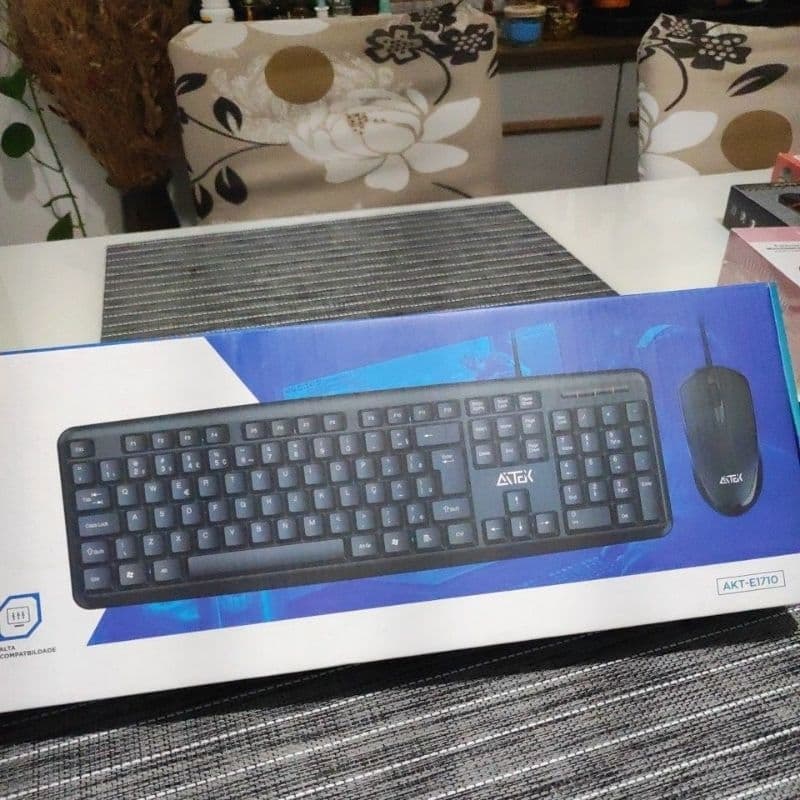 Mini Teclado Usb Notebook Pc Computador Mbtech K8 Pequeno