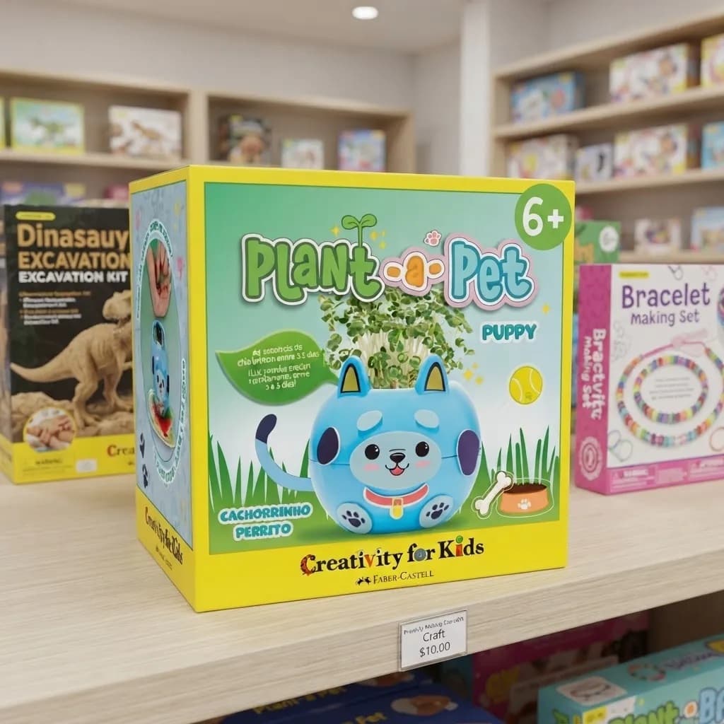Brinquedo Criativo Plant-a-pet Creativity For Kids Cachorro Puppy Faber-Castell