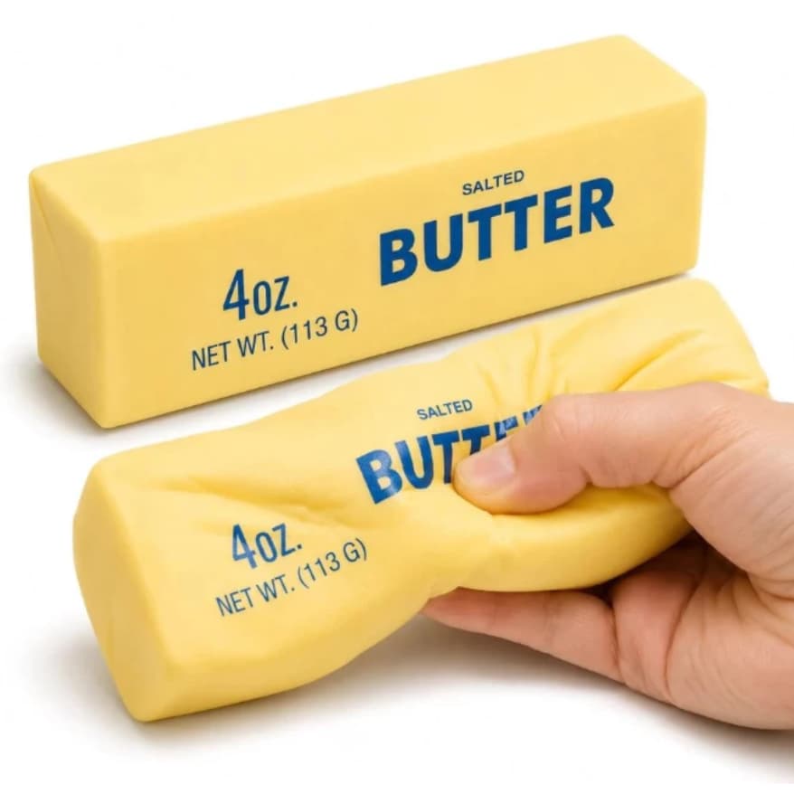 Taba Squishy Butter Barra De Manteiga Do Tik Tok Slow Lento P/Entrega