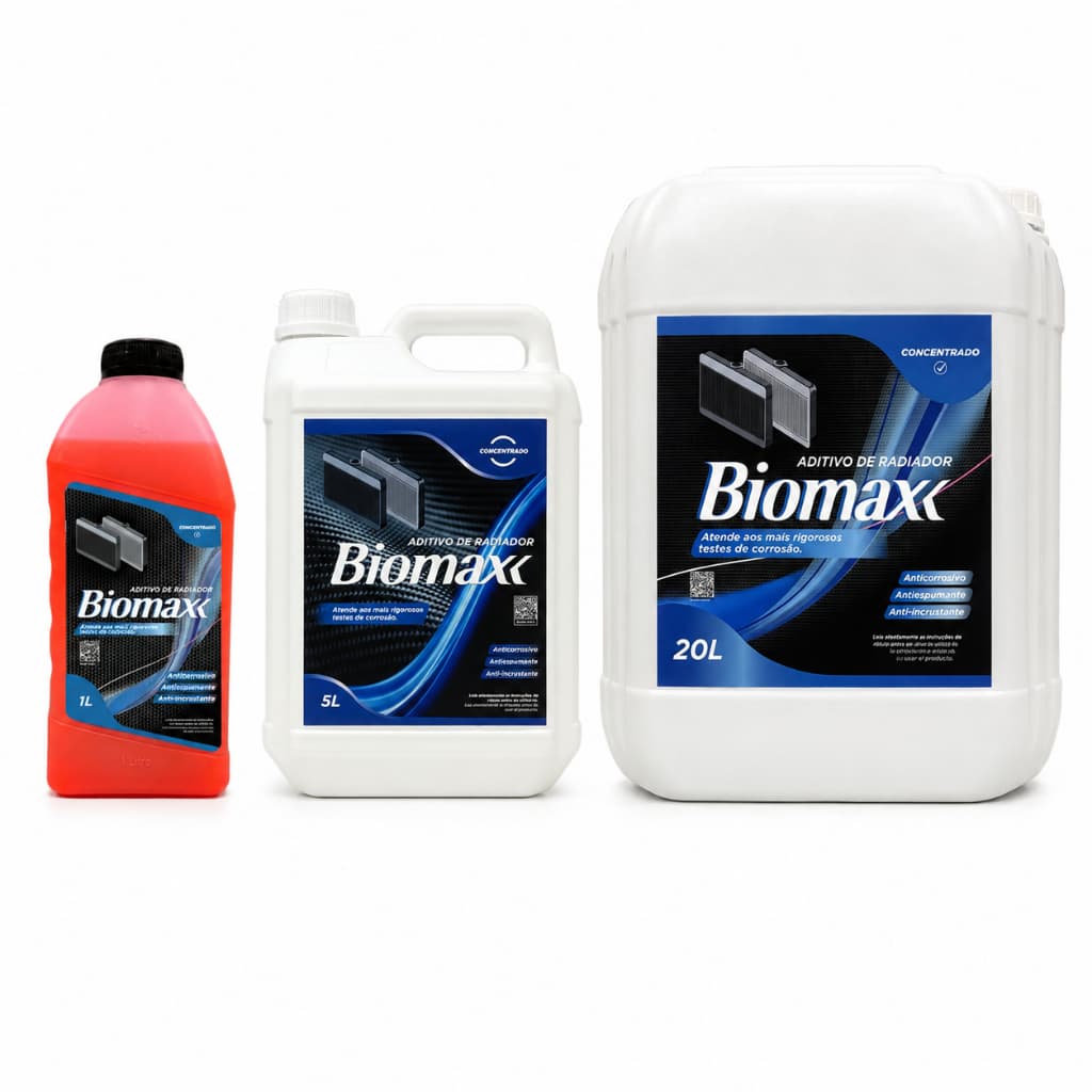 Aditivo Radiador Biomax Rosa CONCENTRADO Orgânico 1L 5L 20L