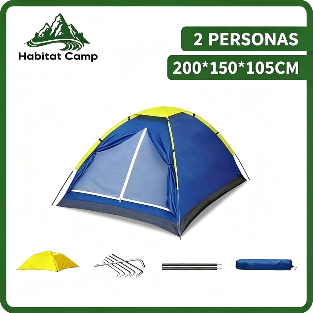 Barraca Camping 4 Pessoas - Barraca De Acampamento - Barraca Camping Praia