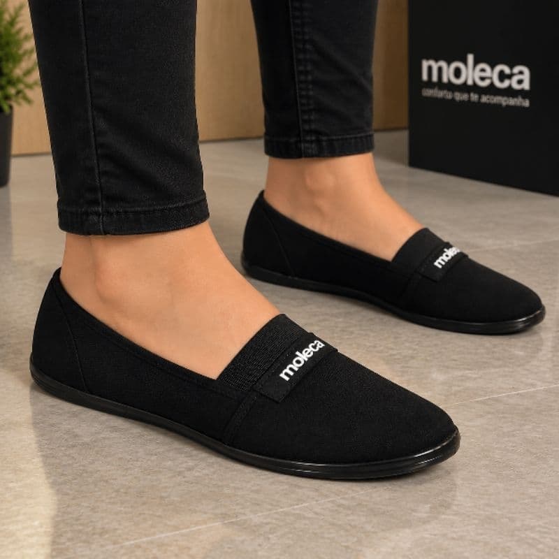 Sapatilha Feminina Moleca Original Alpargata Sider Conforto Casual Básica Moda Feminina