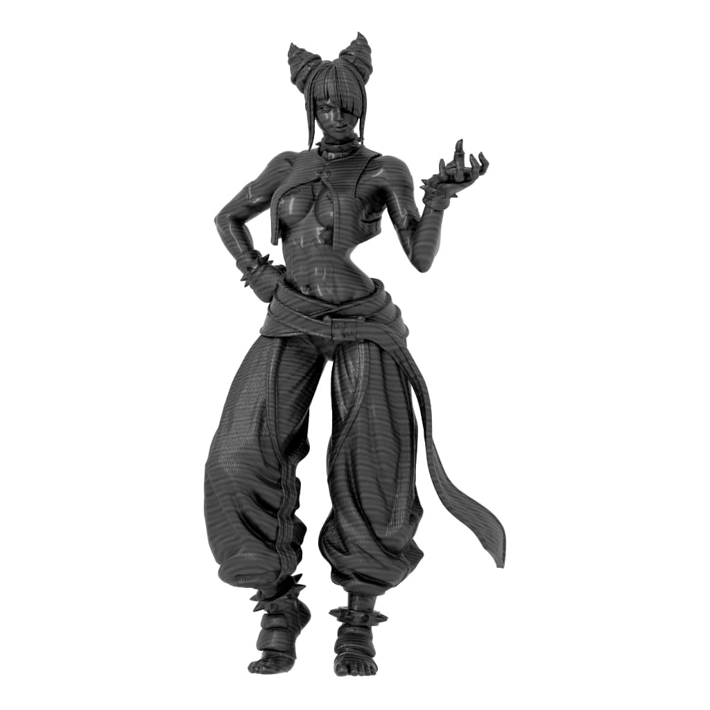 Action Figure Juri Han Street Fighter Cor Única - Boneco Colecionável Juri Han de Street Fighter