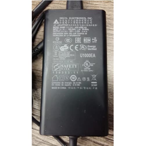 FONTE CARREGADOR DELTA ELECTRONICS - MODELO ADP-45BE AA 20V 2.25A 45W
