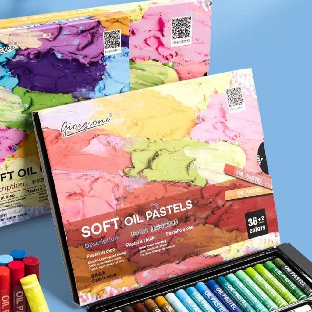 12/24/36/48 Cores Pastel de Óleo Macio Artista Cheio de Vitalidade e Creme, Pastel Art Suprimentos como Artistas