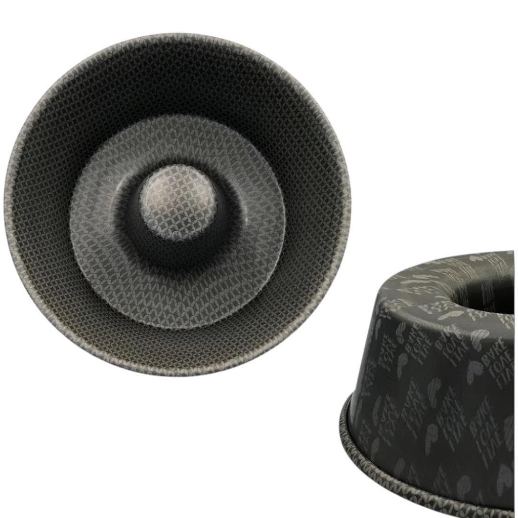 Forma Pudim Bolo Brigadeirão Redonda 18cm Cinza Aluminio Com Revestimente Antiaderente Alegrete