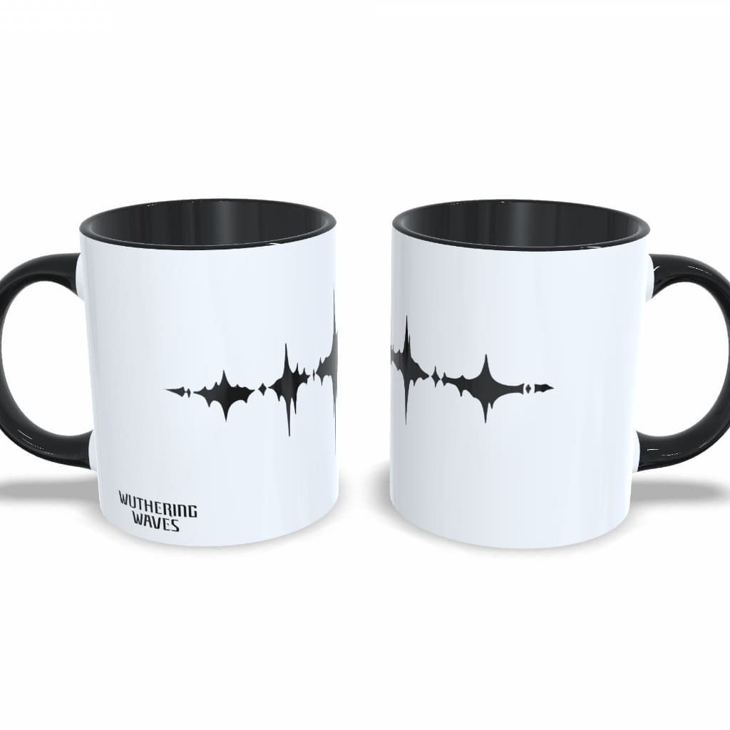 Caneca Wuthering Waves Resonator Mark Rover Cerâmica 325ml Premium Geek Gamer