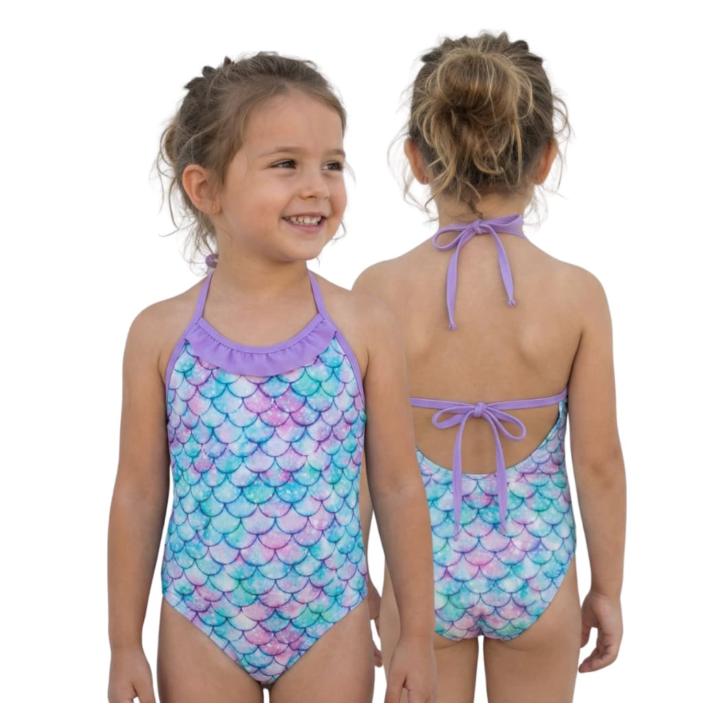 Maiô/Body moda praia Infantil/juvenil Sereia