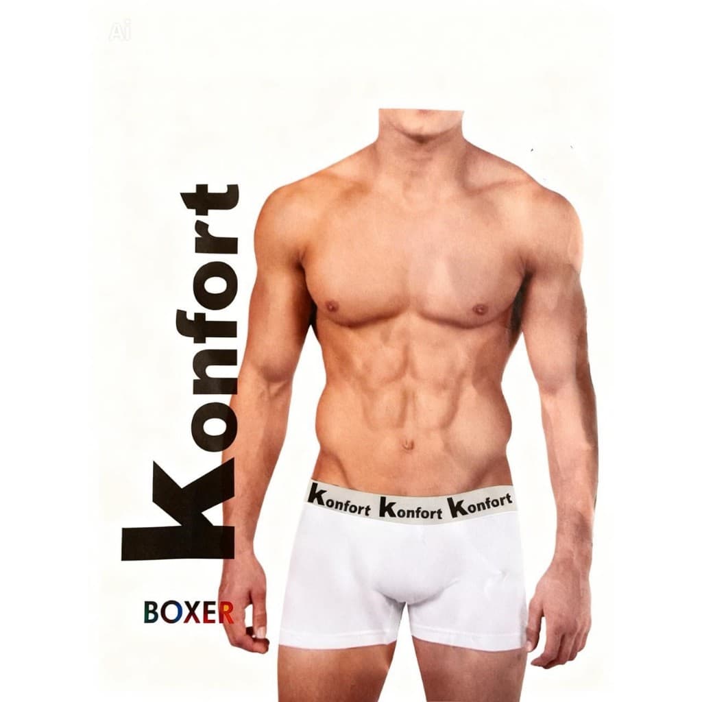 Kit 5 Cuecas Masculinas Box Boxer Estampadas Konfort Original Microfibra Ótima Qualidade
