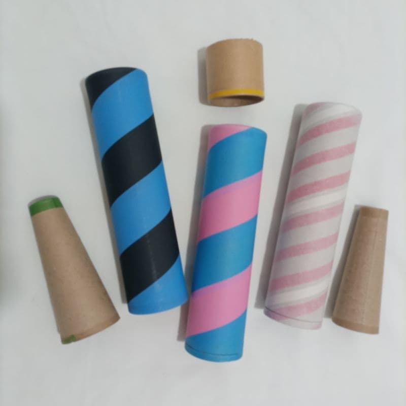 Kit 20 Cones de Papelão vazios para artesanato