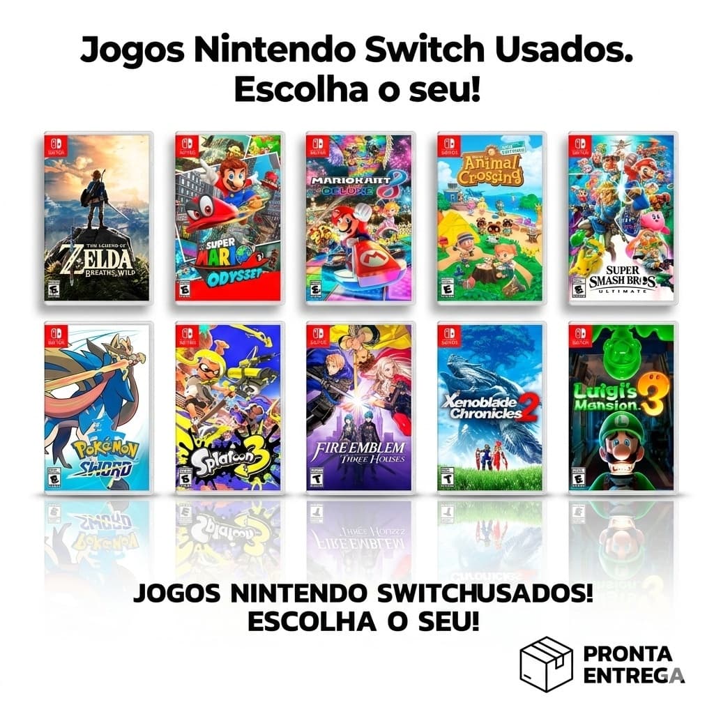 Jogos Nintendo Switch Usados