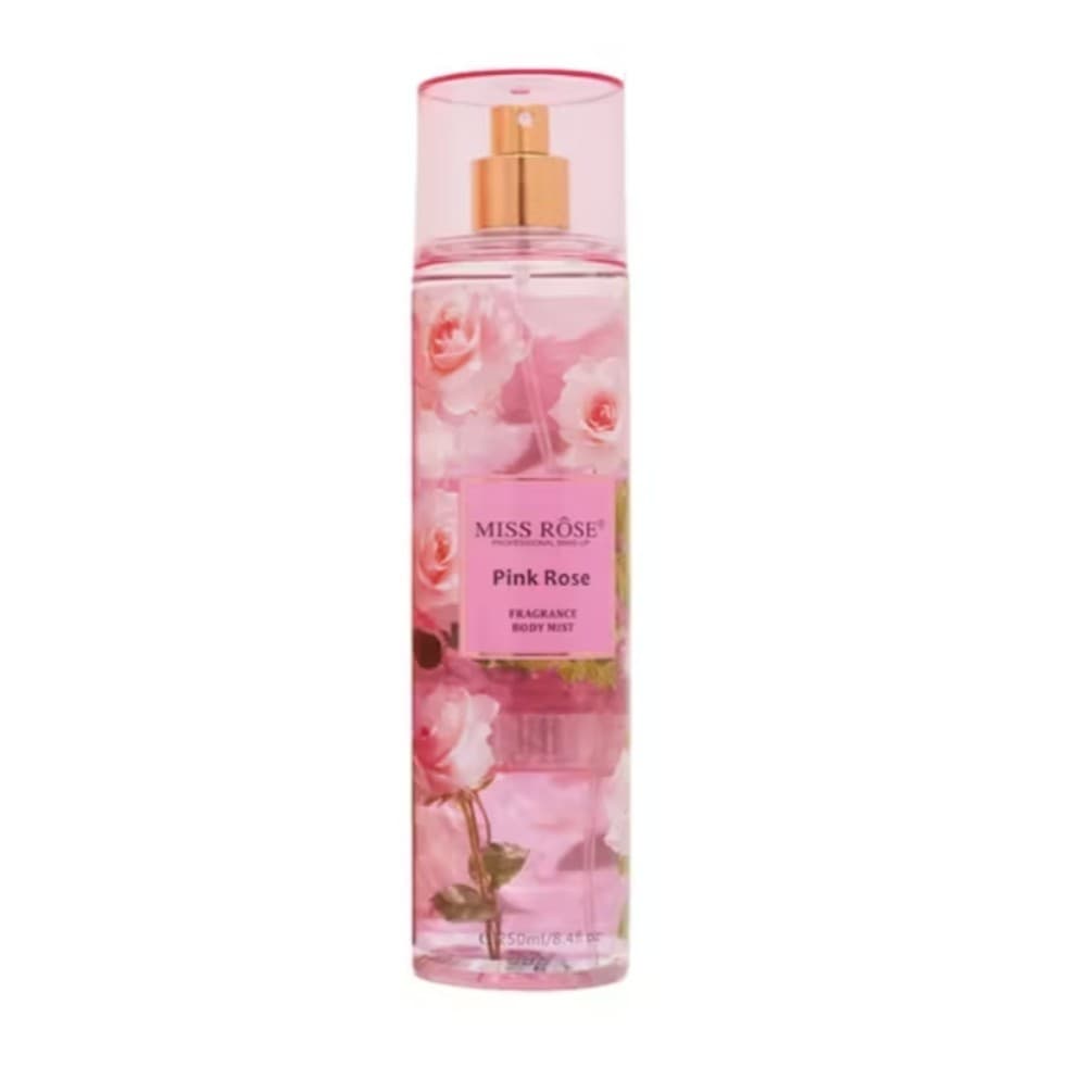Body Splash Pink Rose Fragrance Body mist, Miss Rose 250ml.