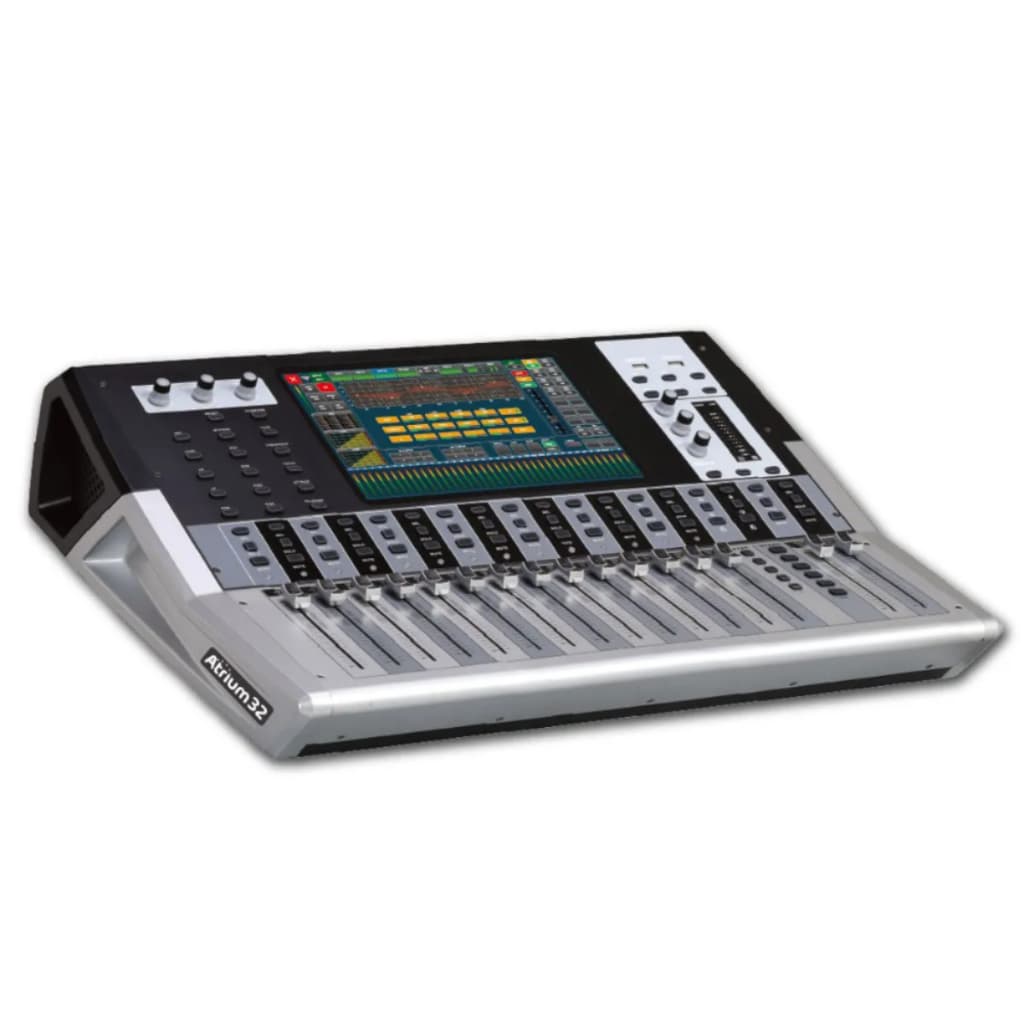 Mesa De Som Digital Duonn Sound Atrium 32 Bivolt 32 Canais Rta Bluetooth 14 Saídas Auxiliares XLR