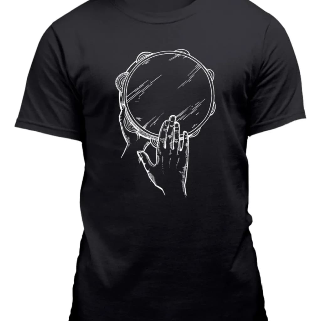 Camiseta Blusa Unissex Pandeiro Pagode Samba 100% Algodao Pagodeiro Musica