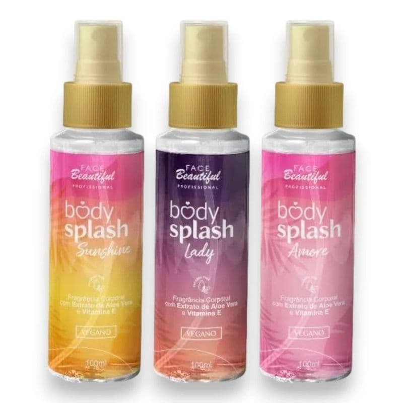 Fragrância Amore e Shunshine 100ml - Refrescante e Delicada, Ideal para o Dia a Dia